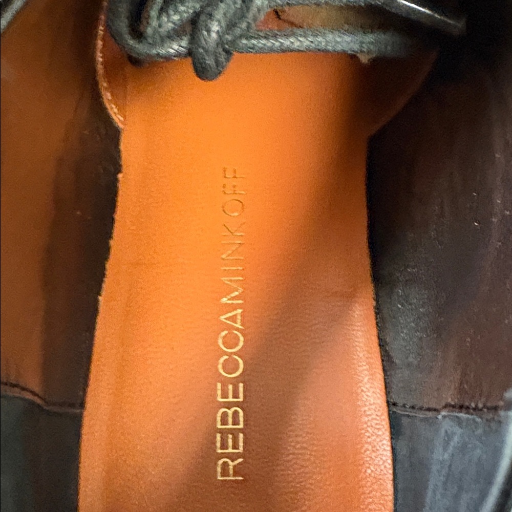 Rebecca Minkoff Black Patent Leather Oxford Shoes (Size 8M) - Picture 7 of 9